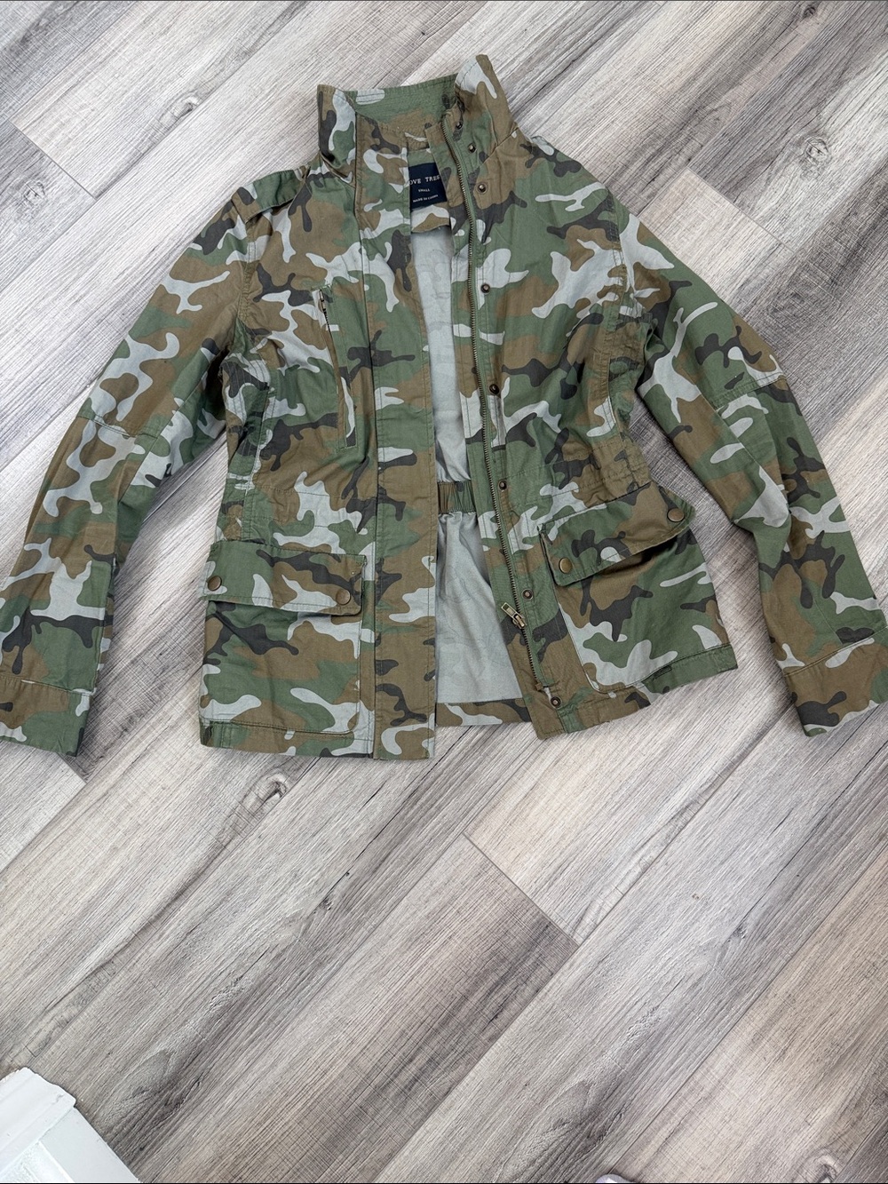 Love Camouflage Utility Jacket